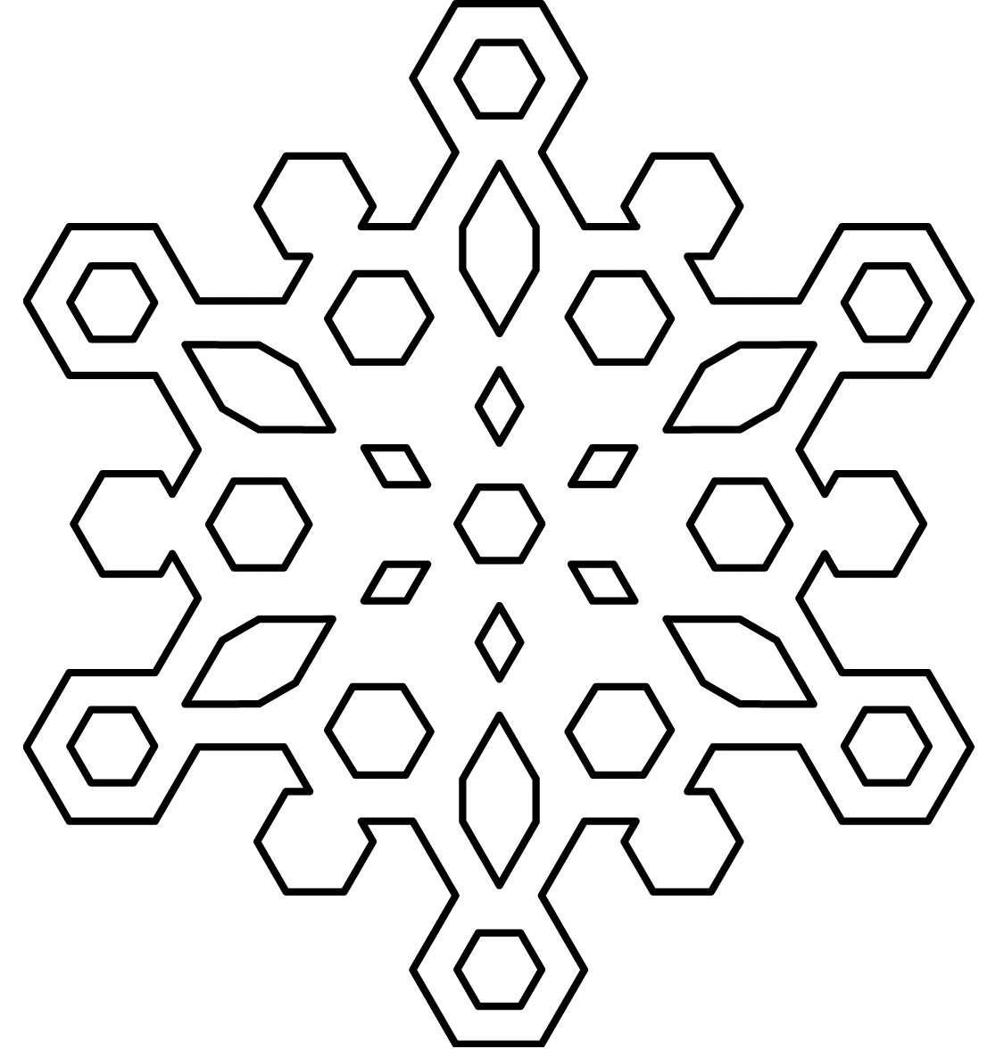 Printable Pictures Of Snowflakes Printable Party Favors