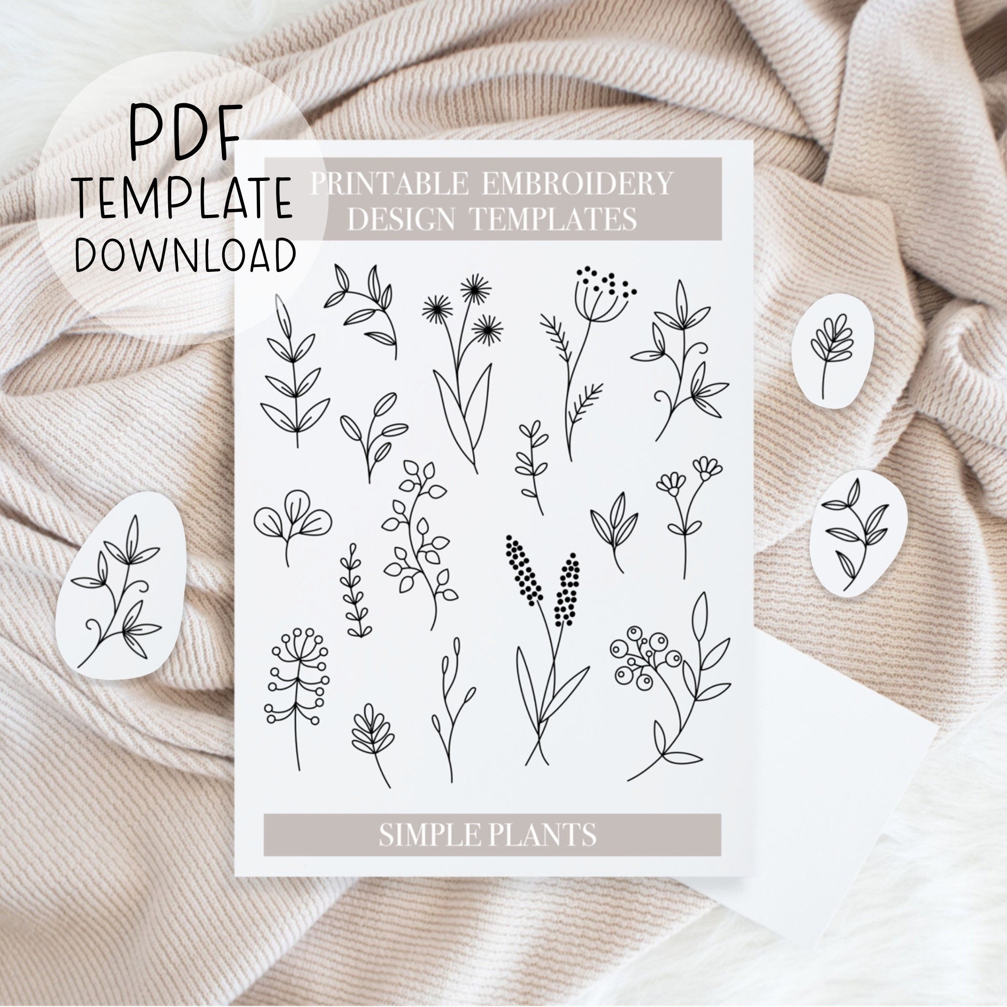 Printable Embroidery Patterns Free