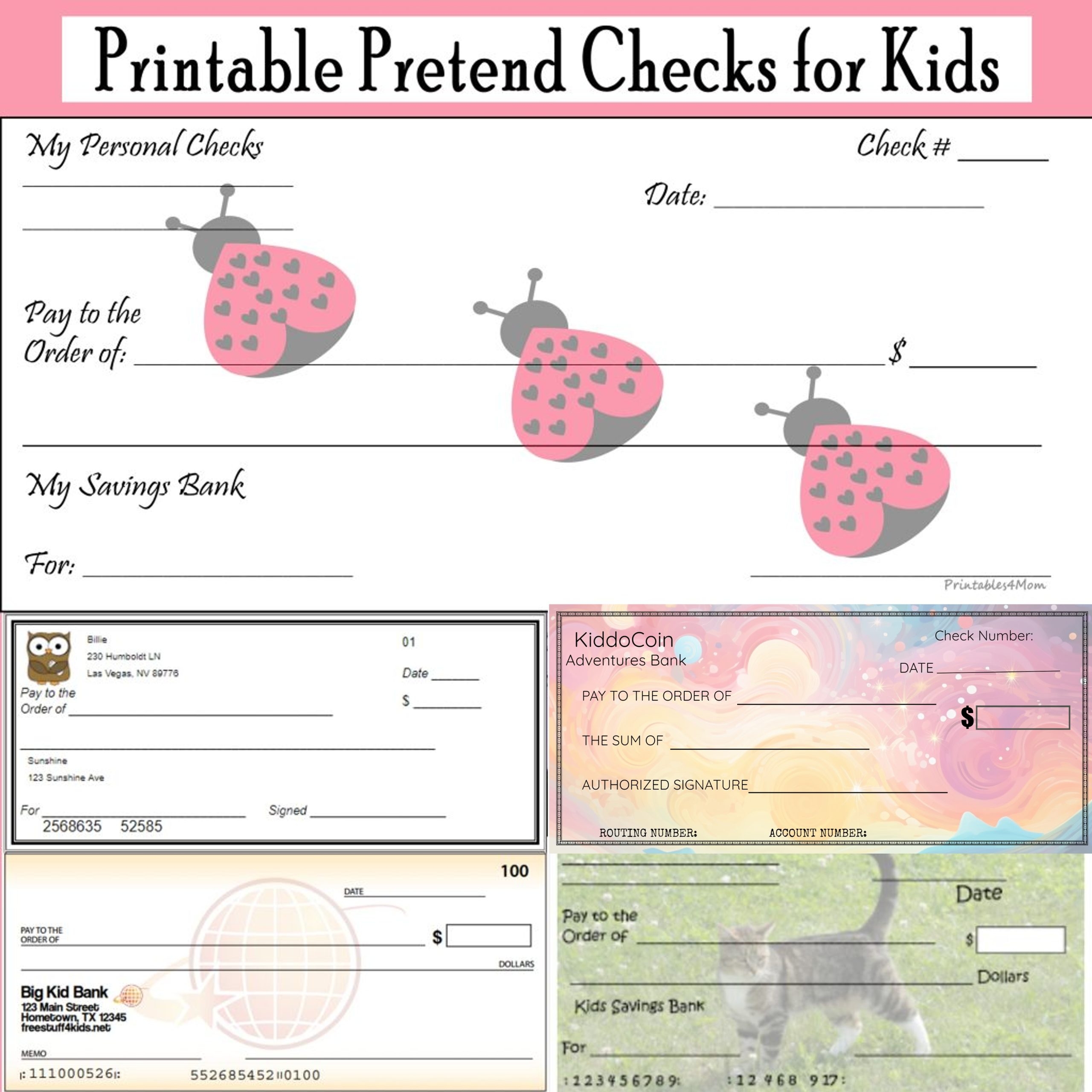 Free Printable Blank Checks For Practice