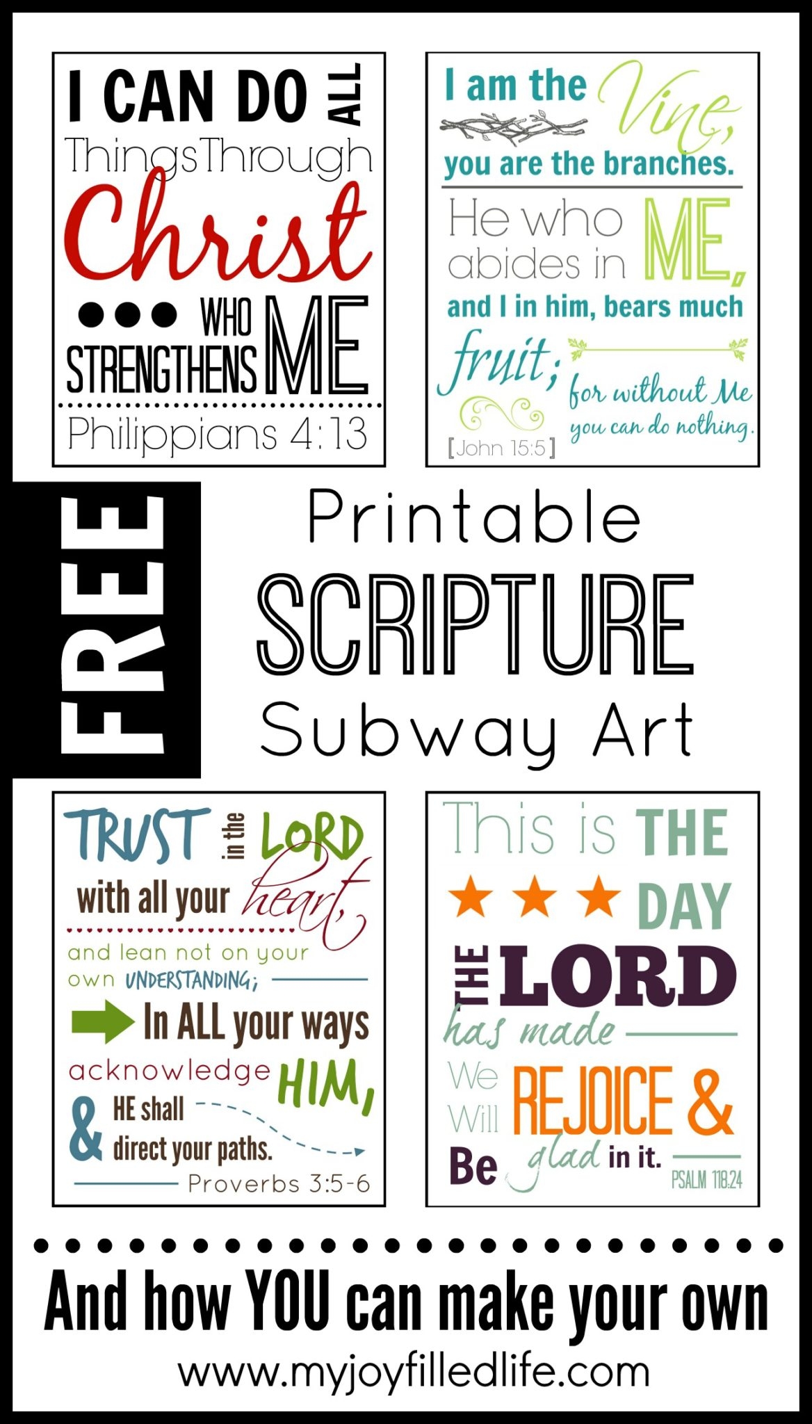 Scripture Printables Free