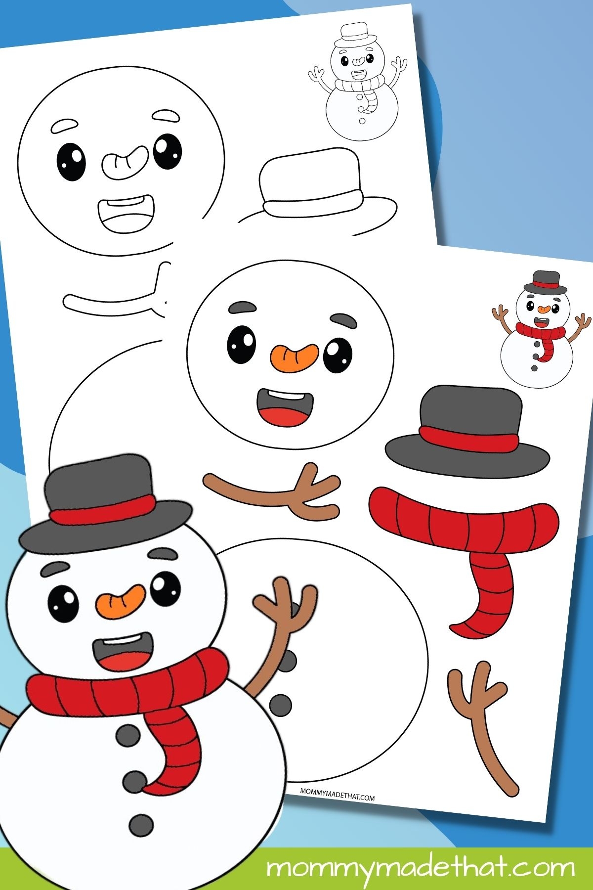 Free Printable Snowman Pictures