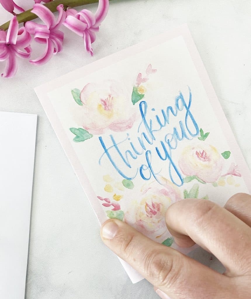 Printable Thinking Of You Card Pineapple Paper Co 