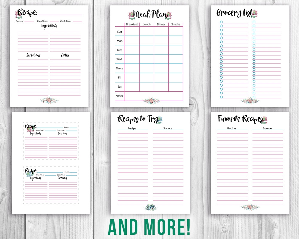 Printable Ultimate Life Binder Watercolor