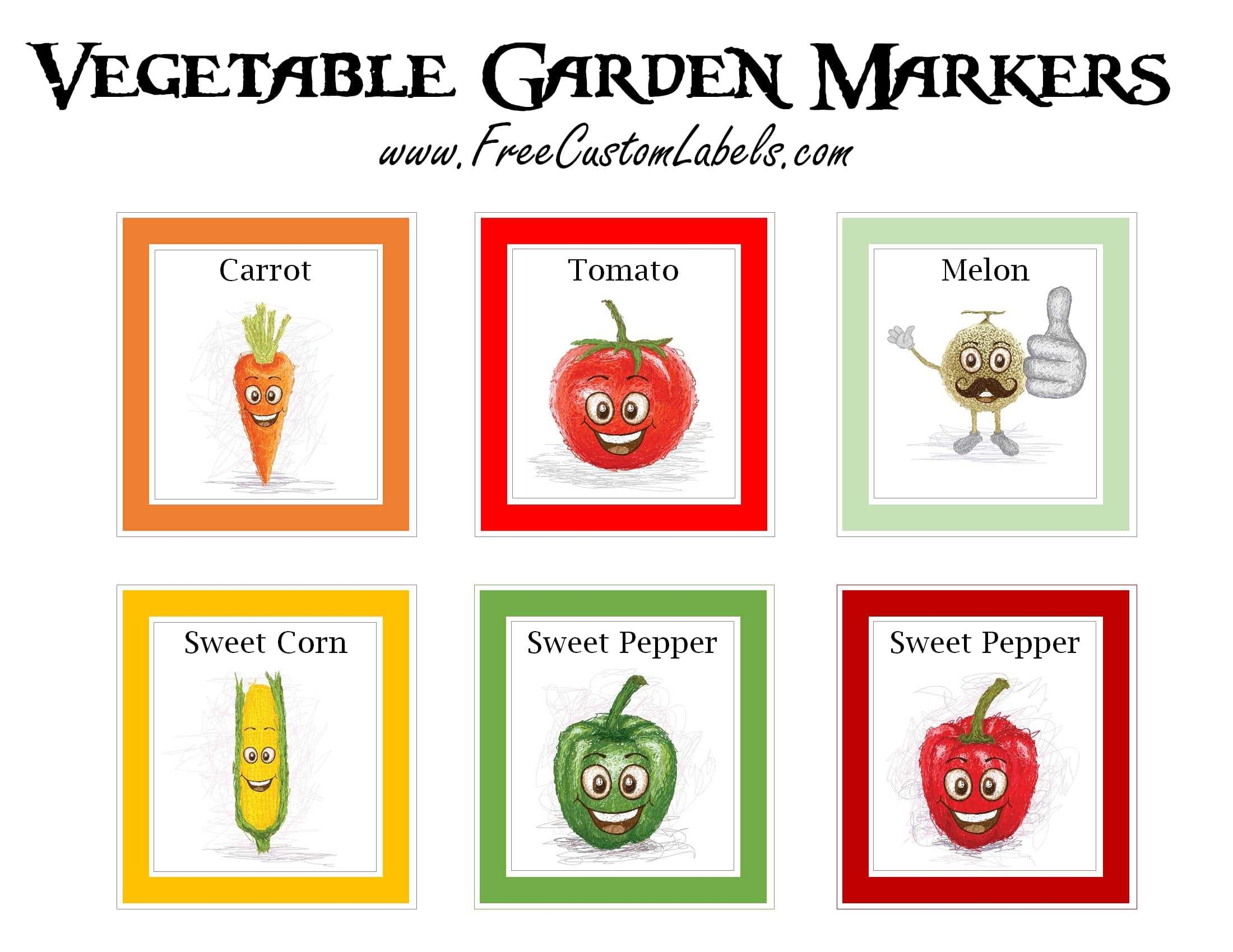 Free Printable Plant Labels Template