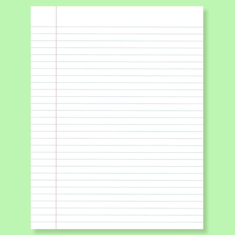 Printable Wide Ruled Paper FREE PDF Printables For Life