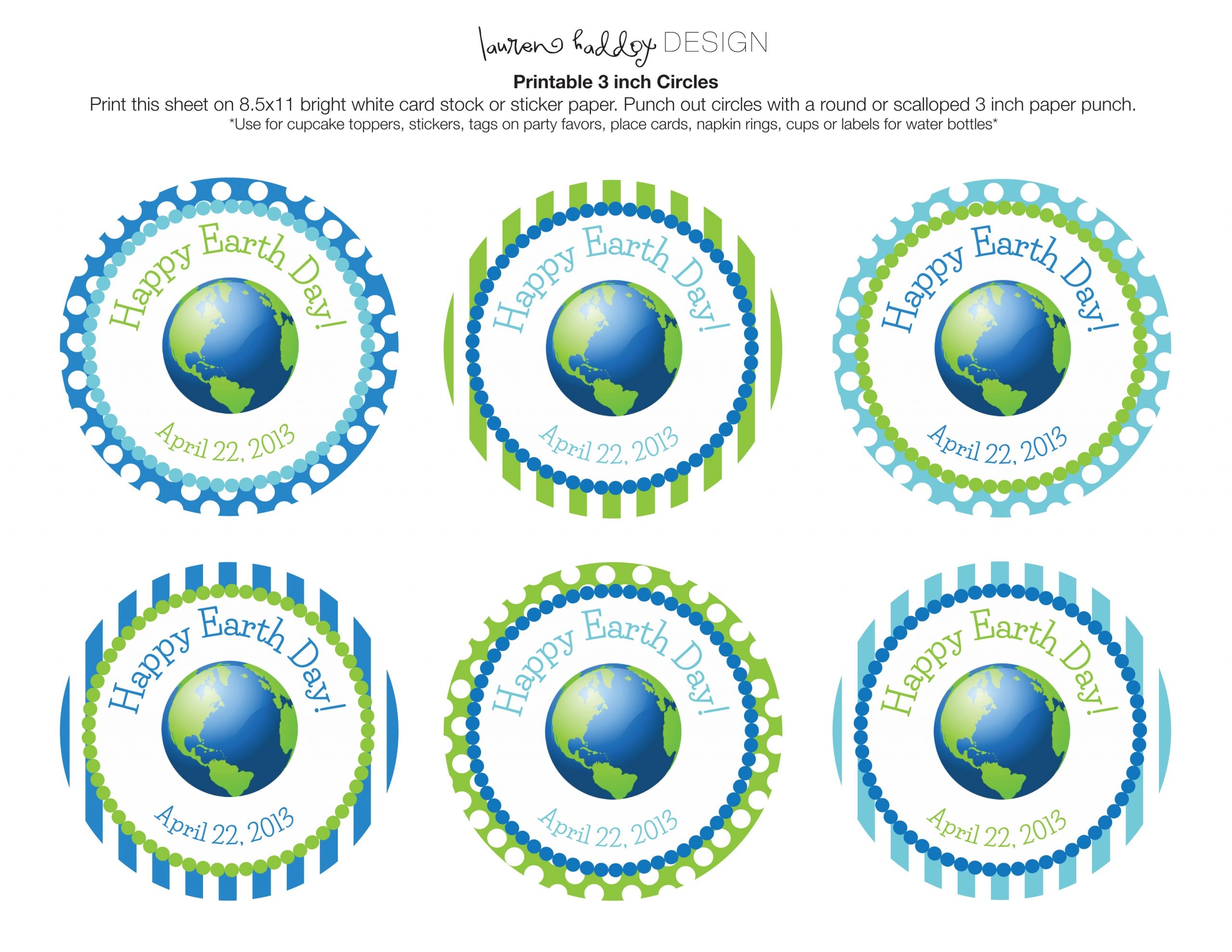 Free Printable Earth