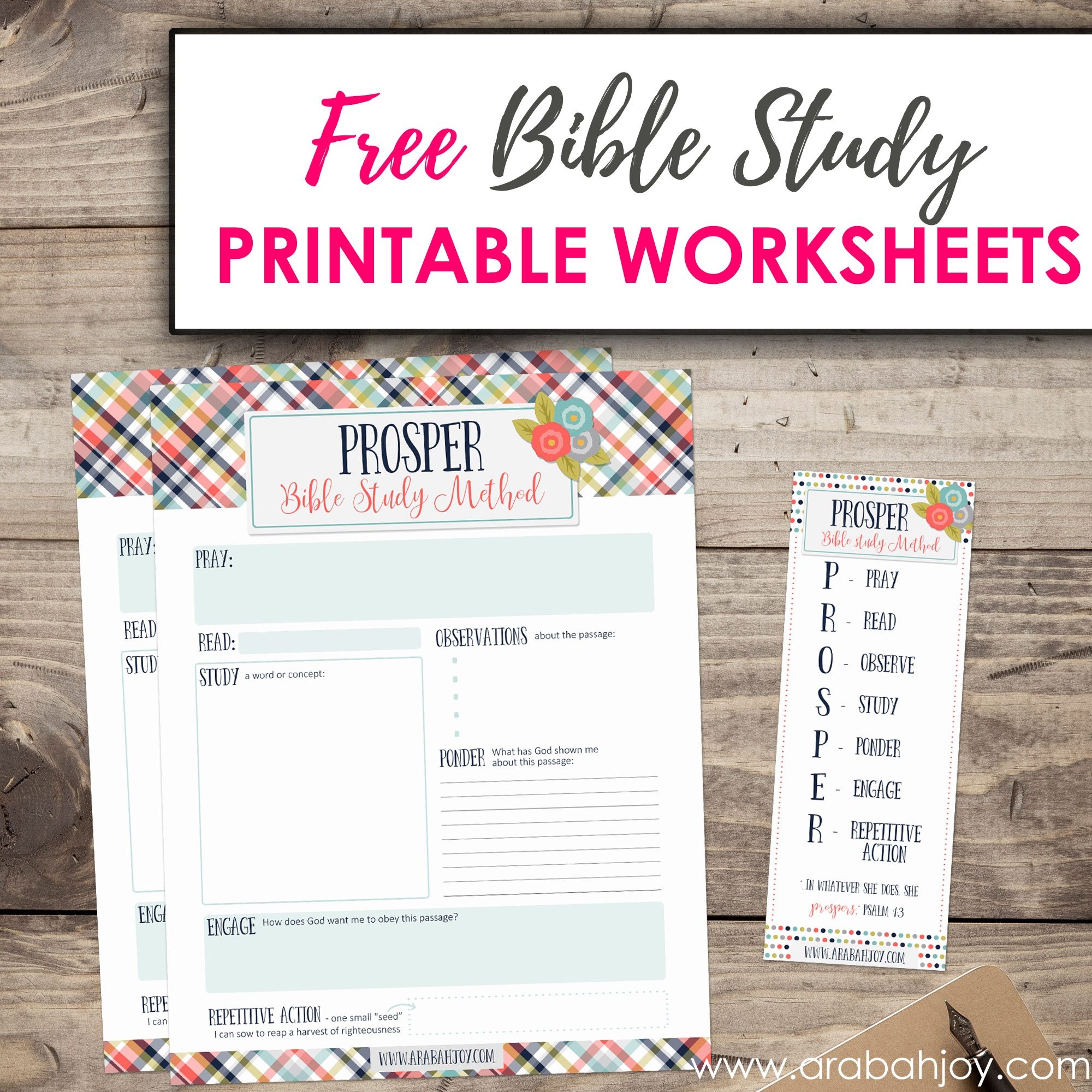 Bible Study Free Printables