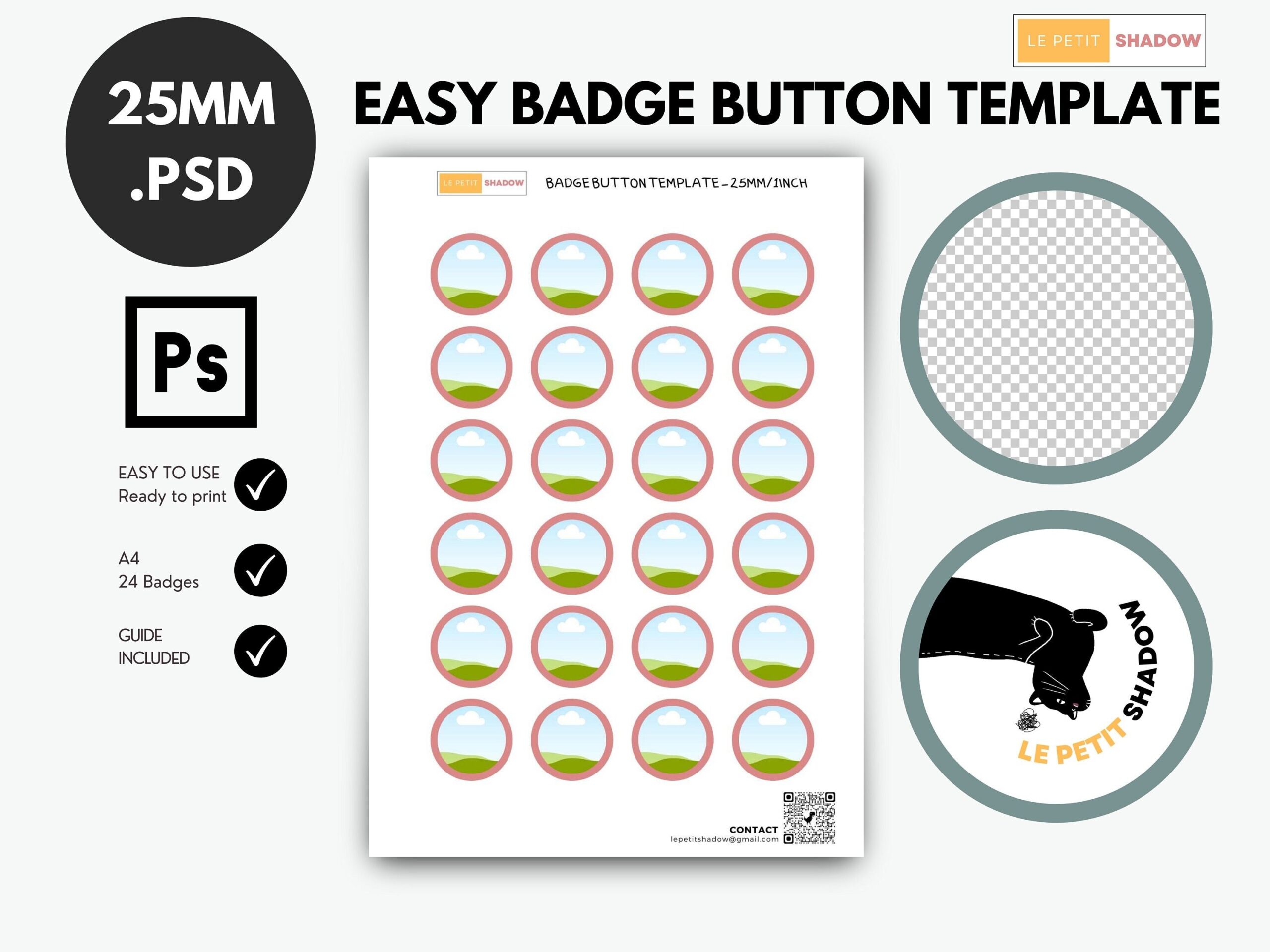 Free Printable Button Templates