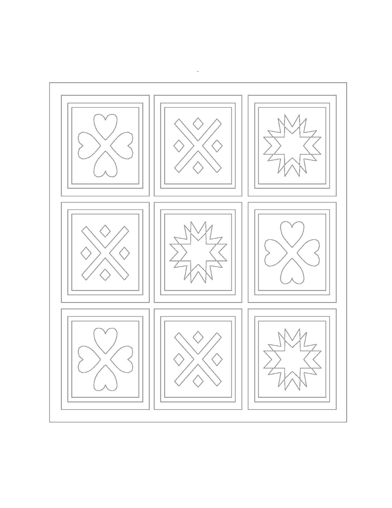 Free Printable Quilt Coloring Pages