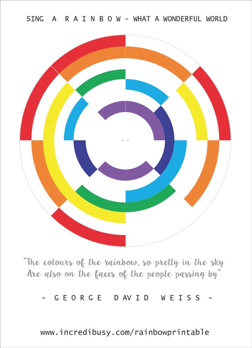 Rainbow Crafts Colour Wheel Free Printable Incredibusy