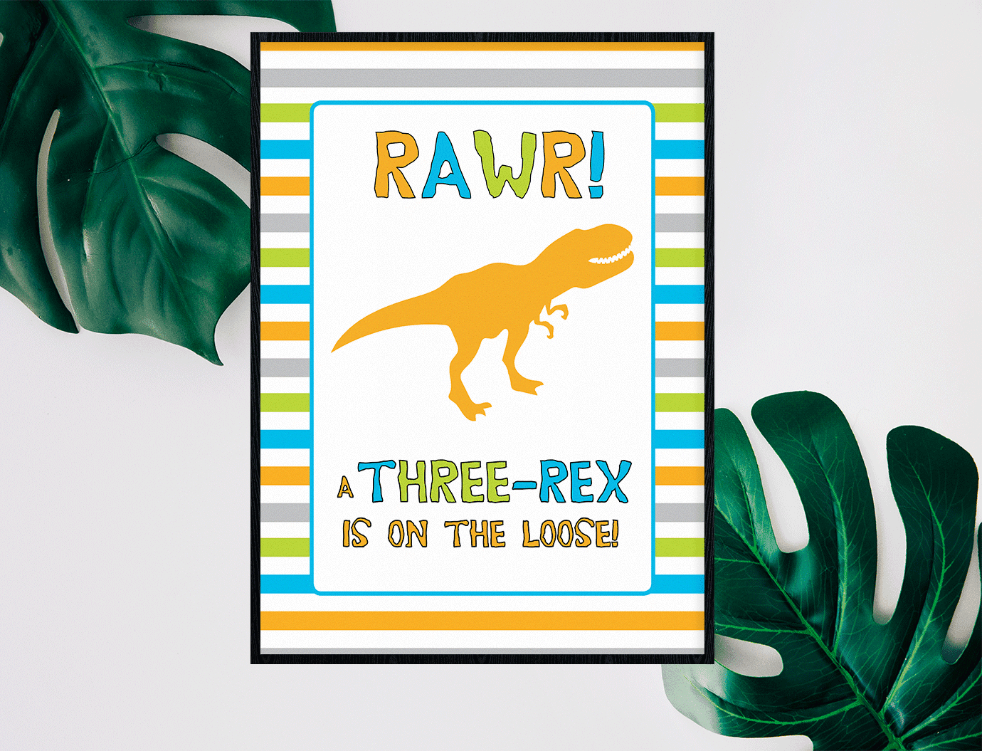 Rawr A Three Rex Dinosaur Birthday Party Elva M Design Studio