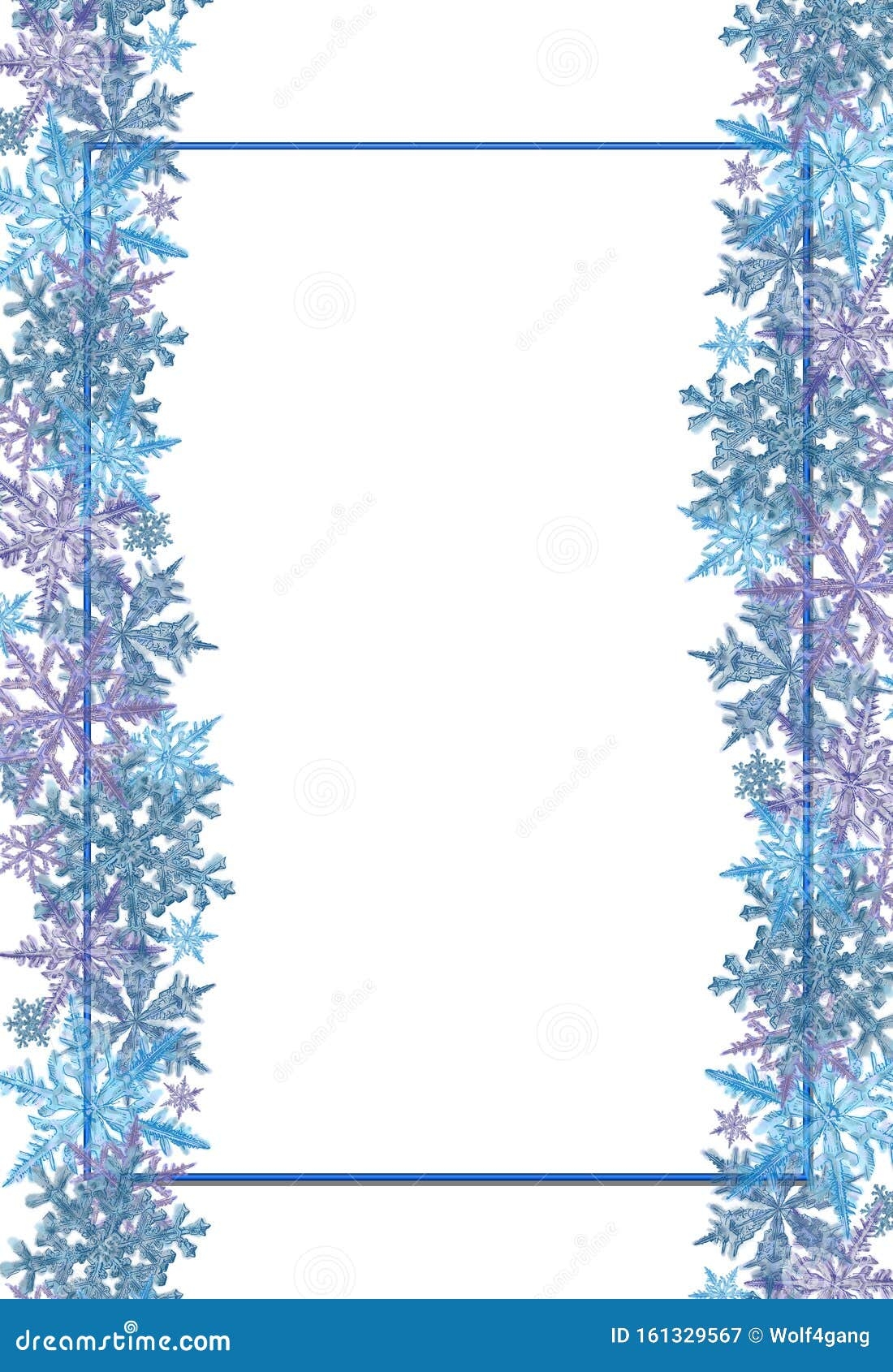 Free Printable Snowflake Border