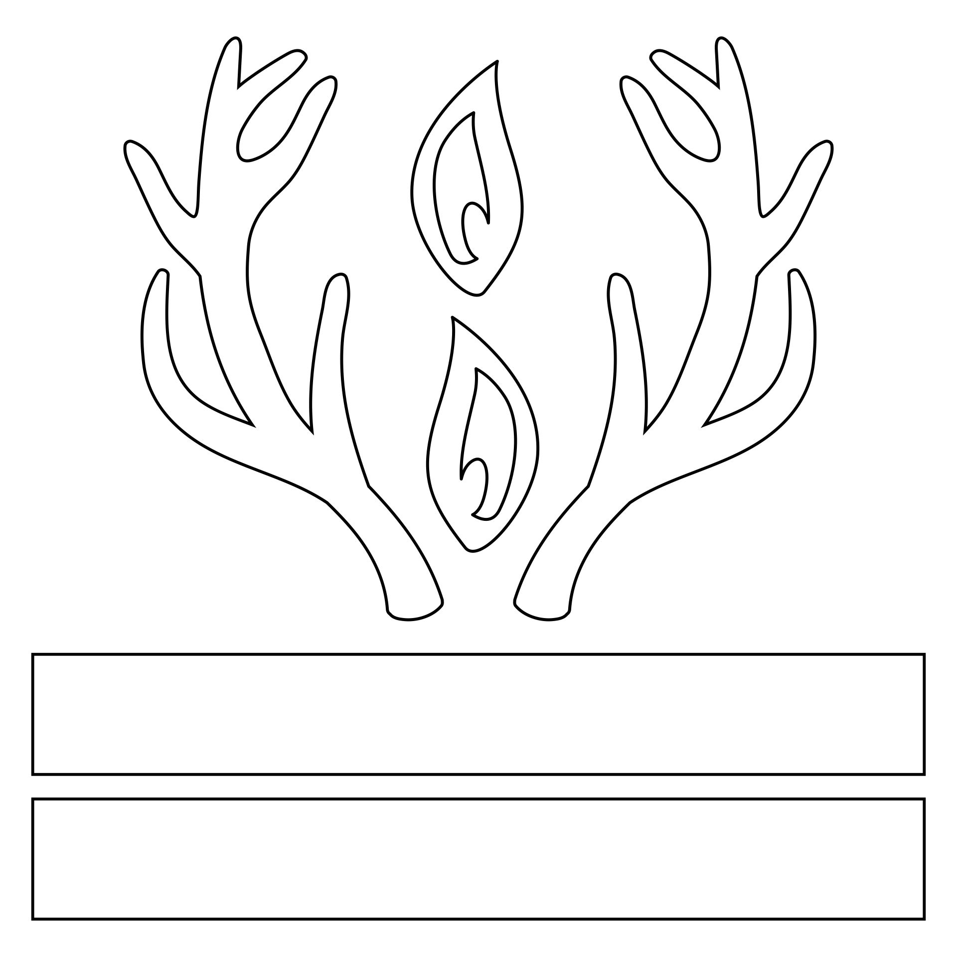 Reindeer Antlers Printable Free