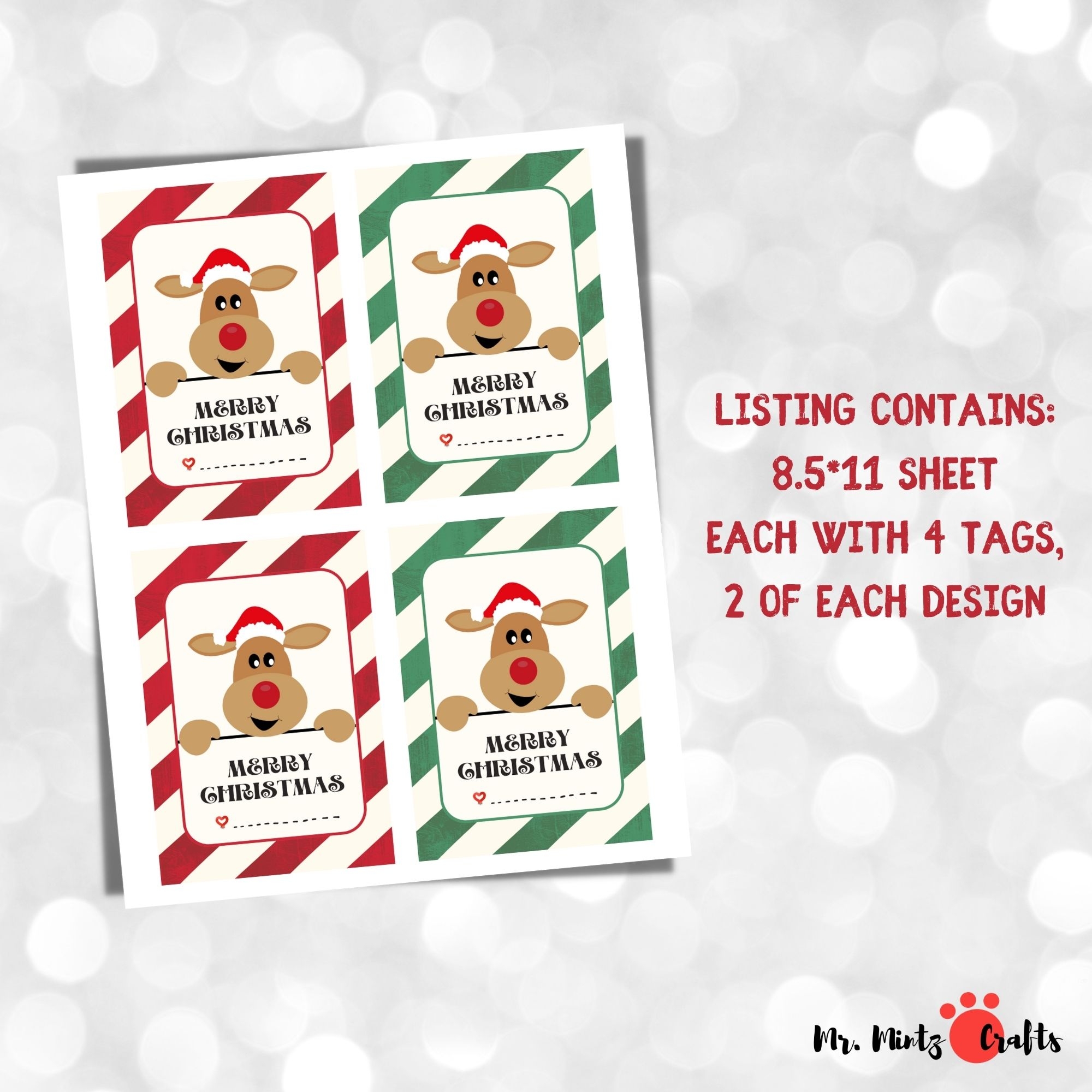 Candy Cane Free Printable