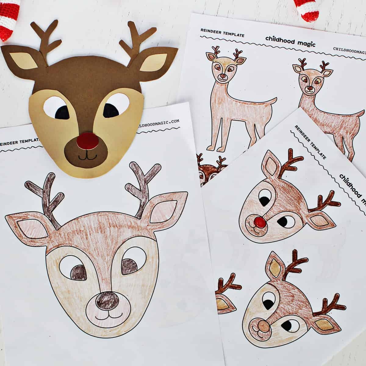 Free Reindeer Template Printables