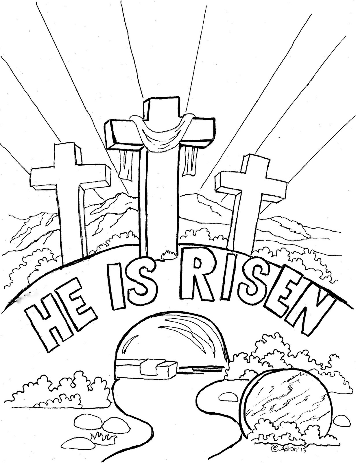 Religious Easter Coloring Pages Best Coloring Pages For Kids Worksheets Library