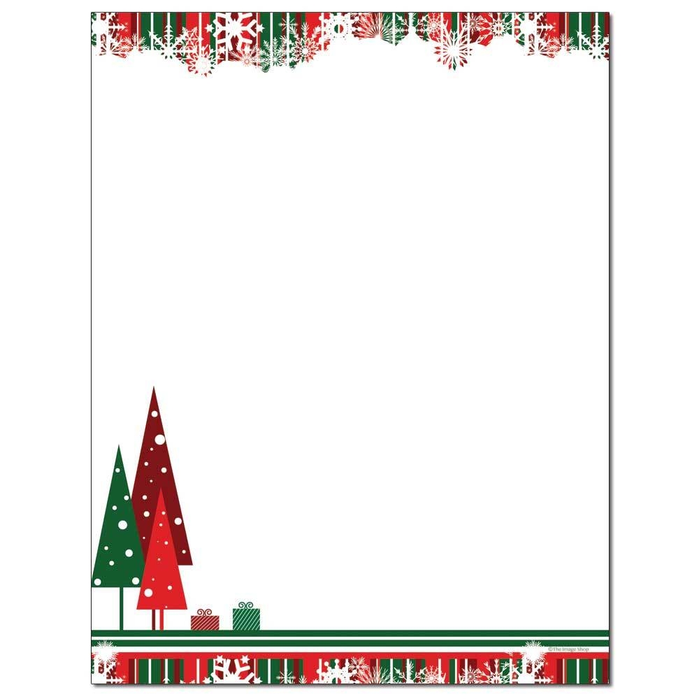 Free Printable Christmas Stationery Template