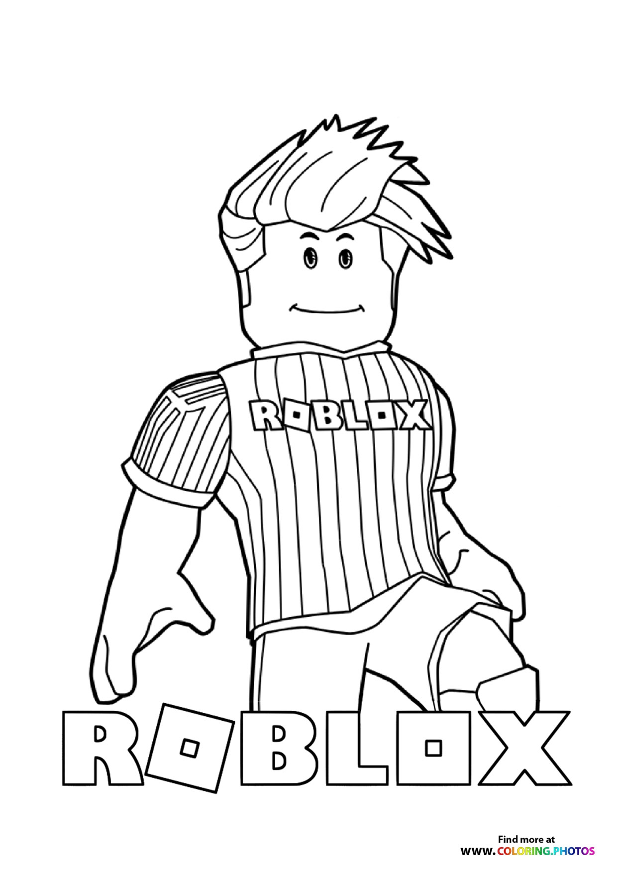 Roblox Coloring Pages Free Printable Sheets For Kids From Roblox Game