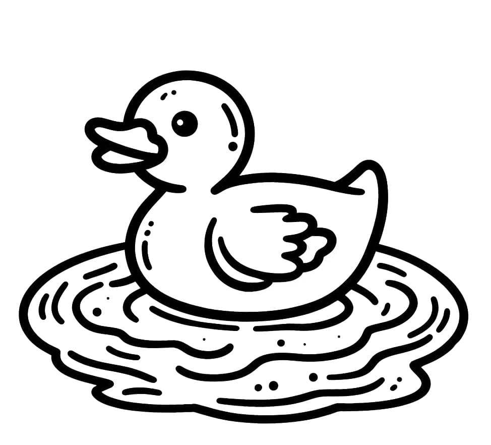 Free Printable Duck Coloring Pages
