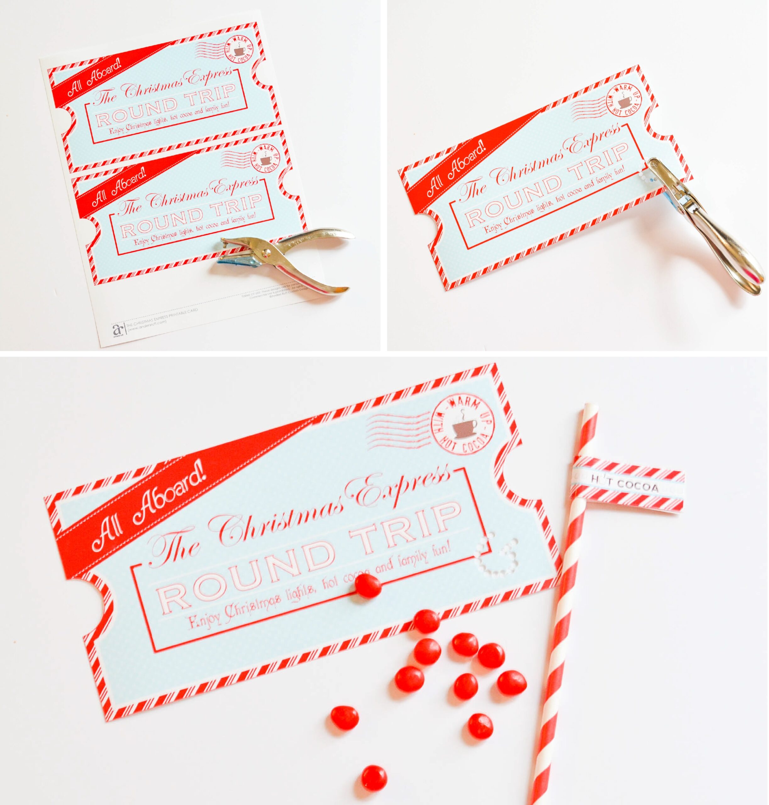 Ruff Draft FREE PRINTABLE Christmas Express Ticket Anders Ruff Worksheets Library