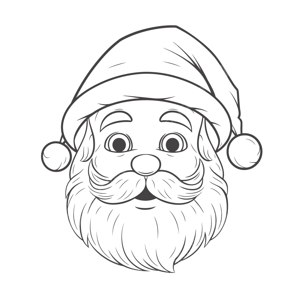 Free Printable Santa Claus Face