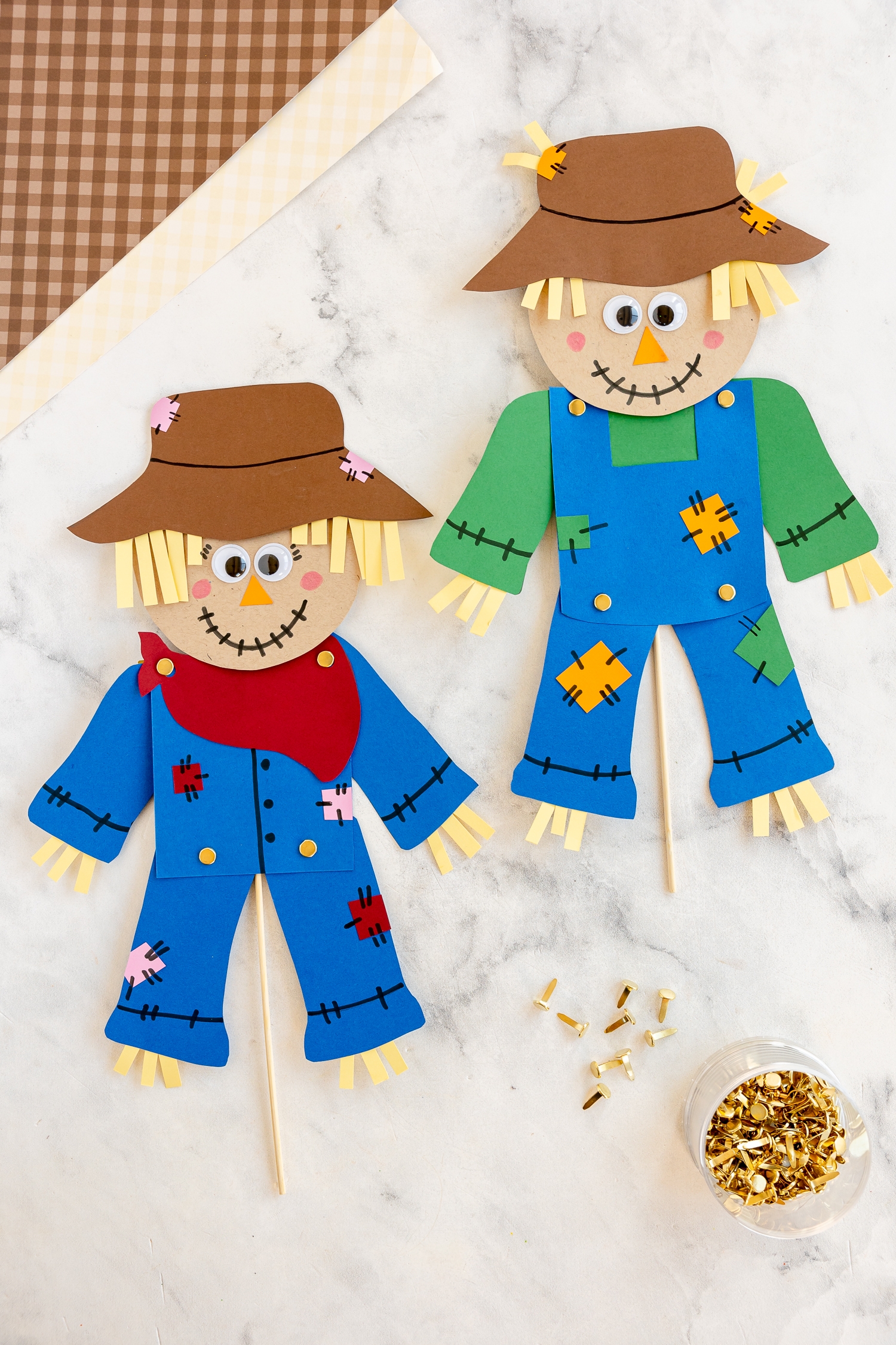 Scarecrow Paper Craft Made To Be A Momma