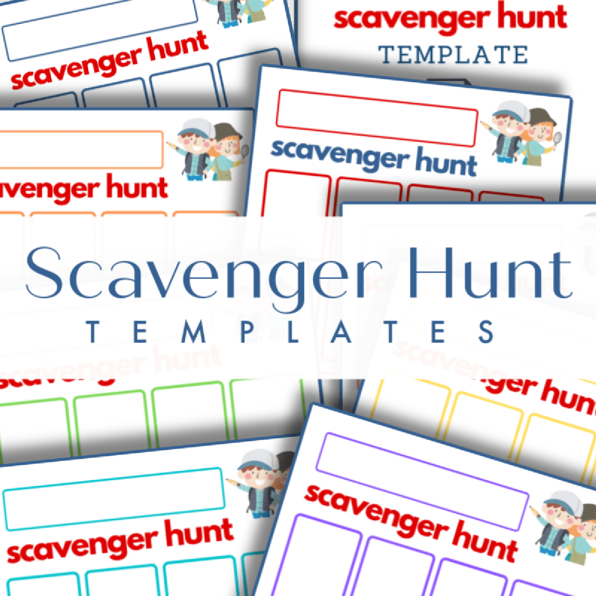 Free Printable Blank Scavenger Hunt Template