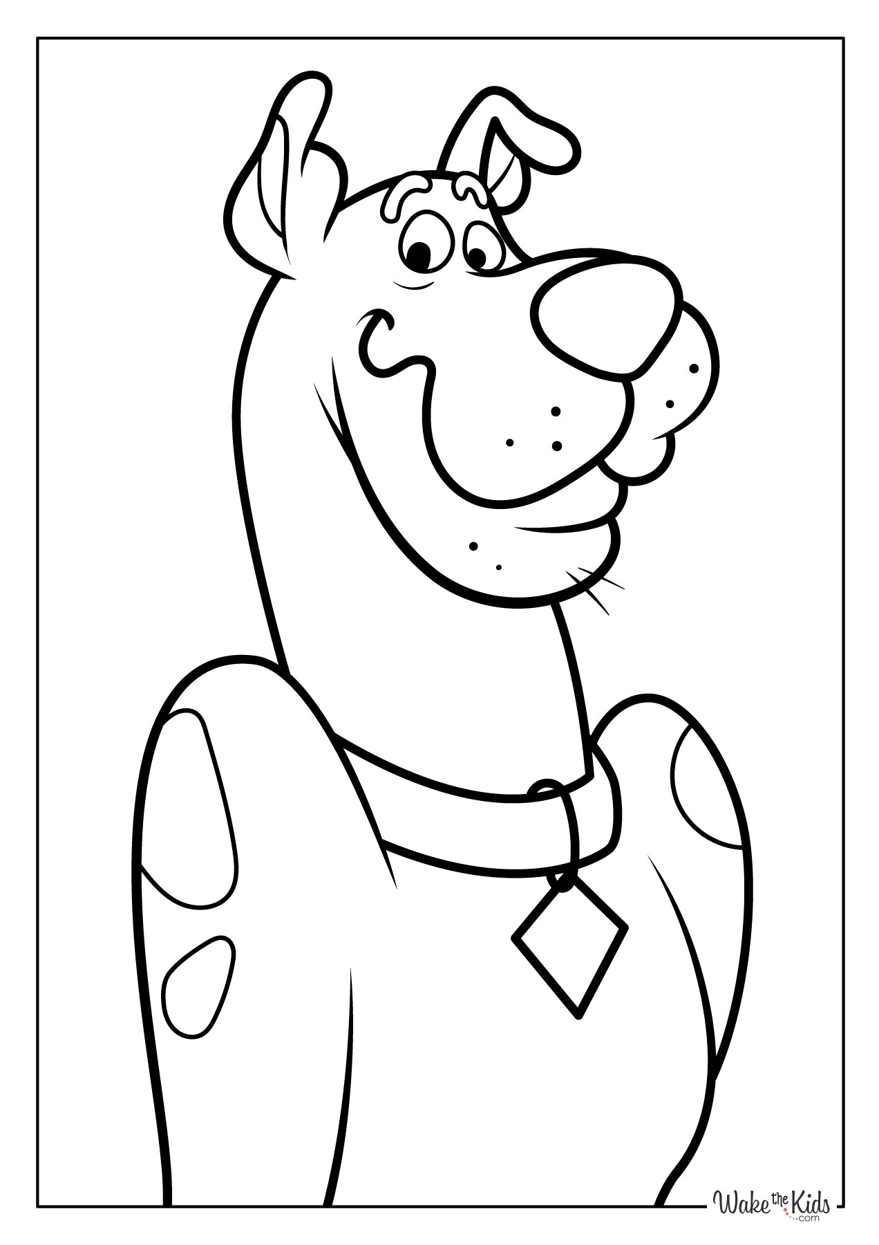 Scooby Doo Coloring Pages Free Printable PDFs WakeTheKids