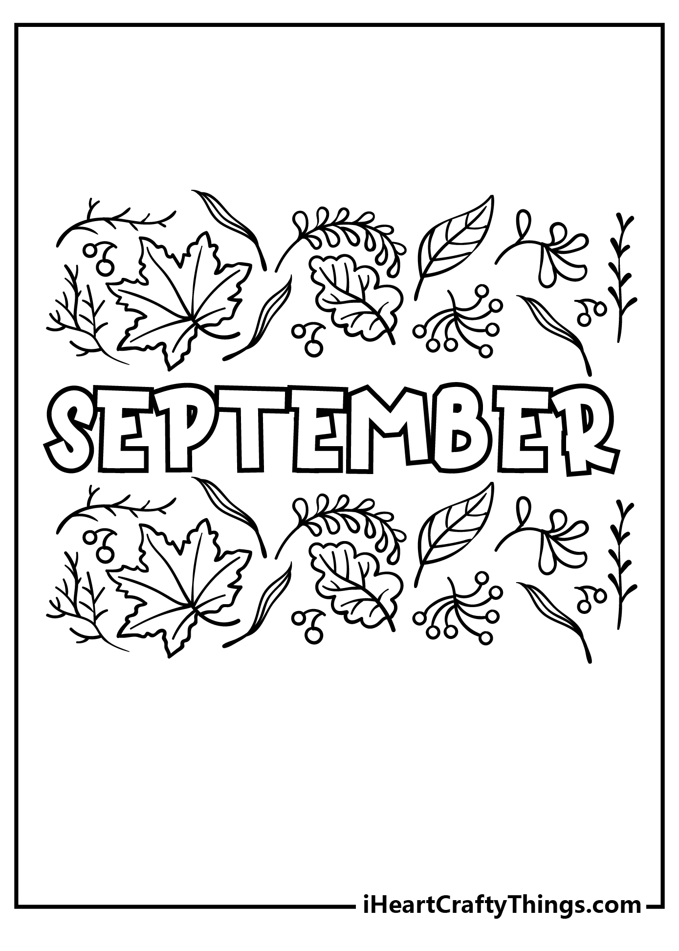 September Coloring Pages 15 Free Printables 