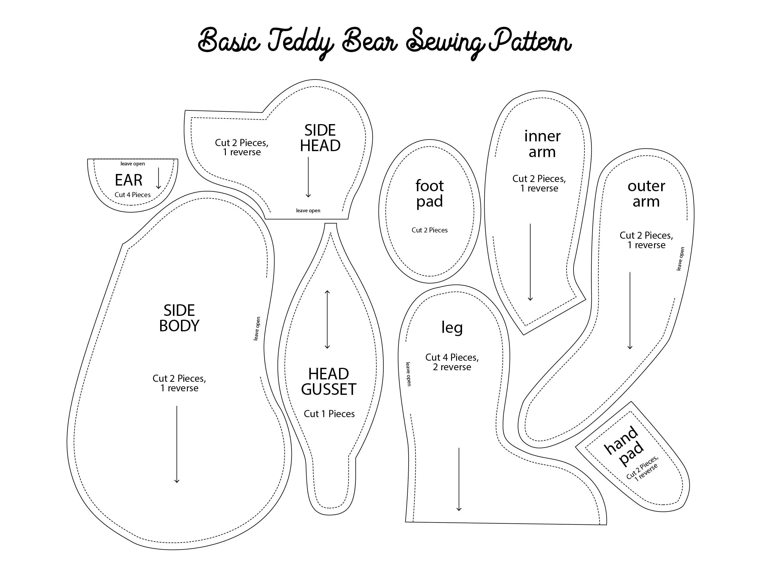Sewing A Teddy Online Bear