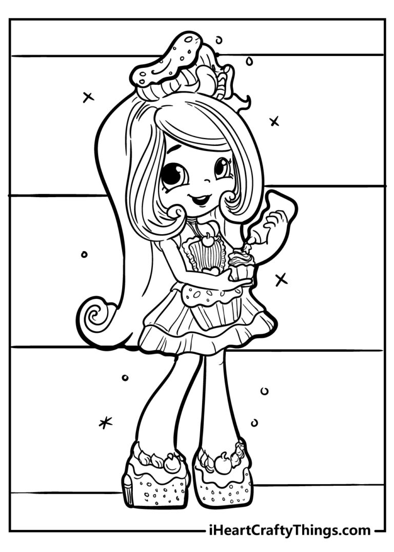 Shopkins Coloring Pages 45 Free Printables 