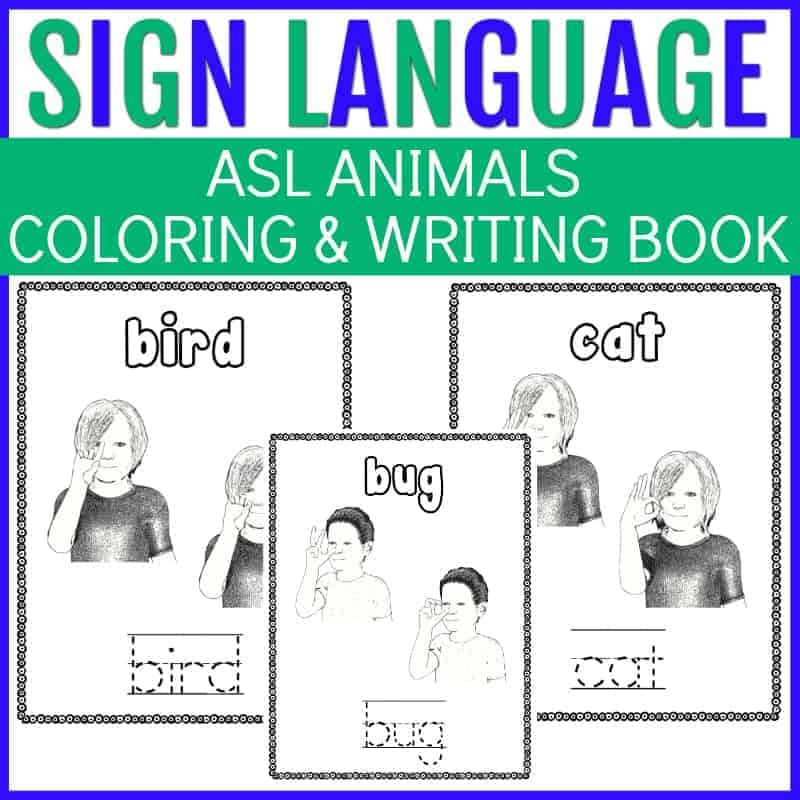 Free Printable Sign Language Words