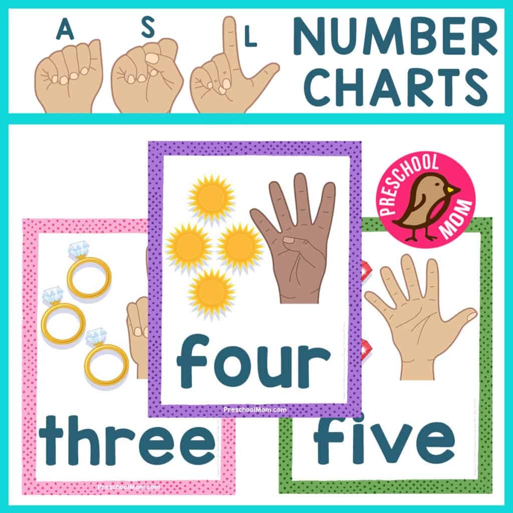 Sign Language Printables Preschool Mom