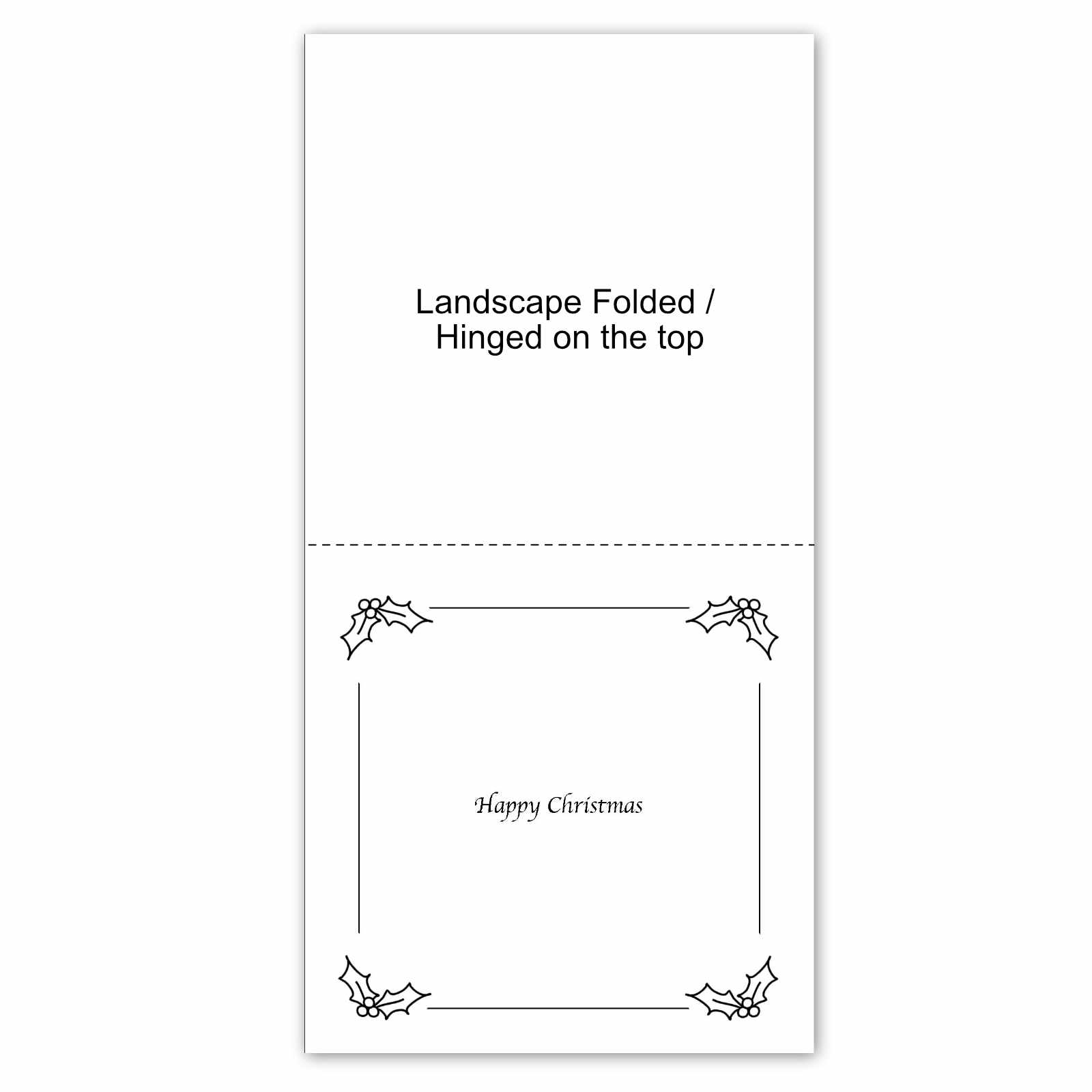 Simple Affordable Christmas Card Inserts For Hand Made Cards 