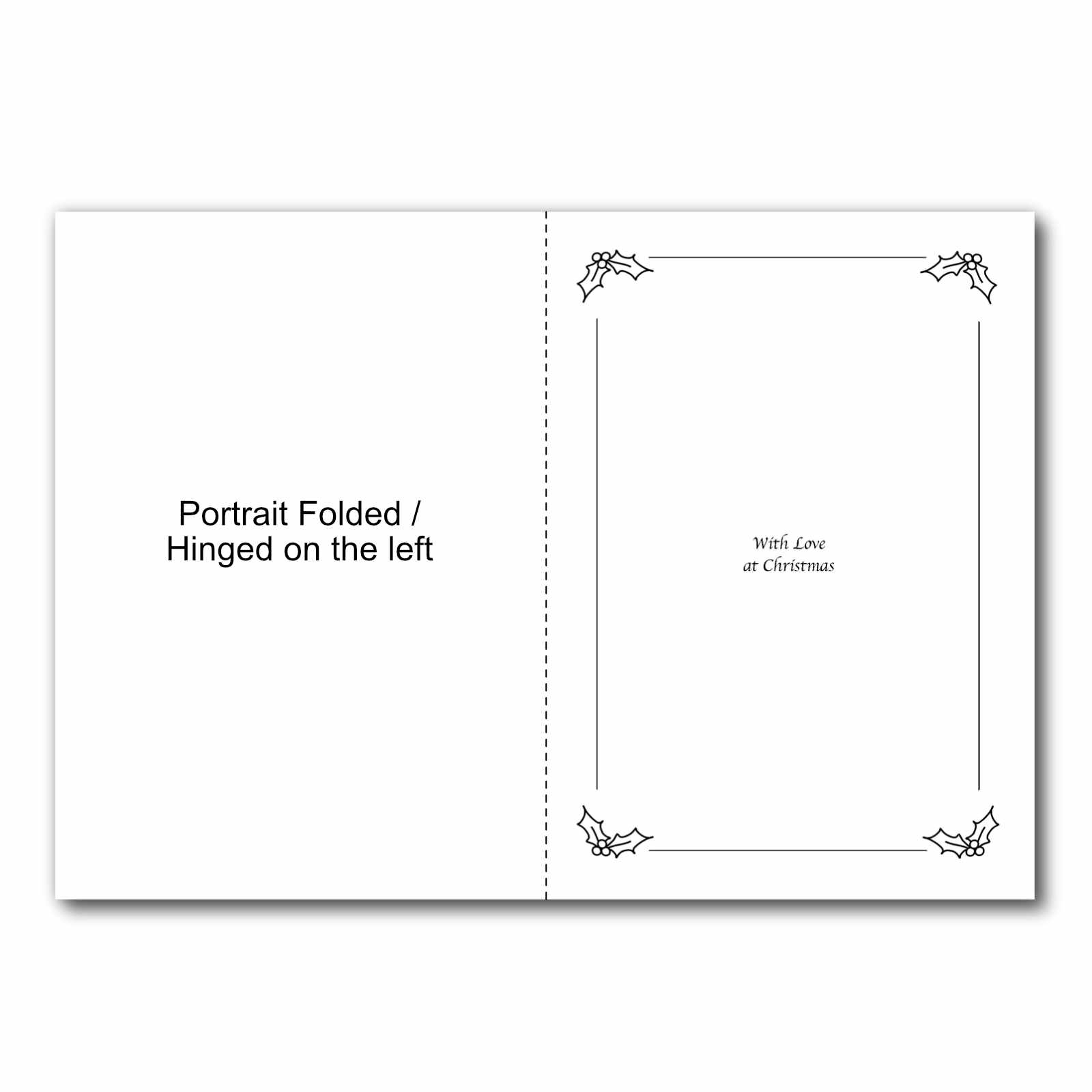 Downloadable Free Printable Christmas Card Inserts