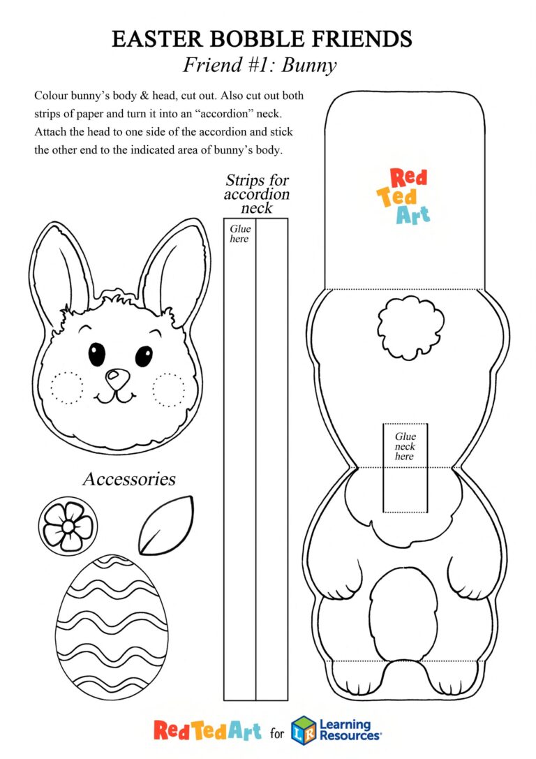 Simple Easter Crafts For Kids Learning Resources UK Worksheets Library