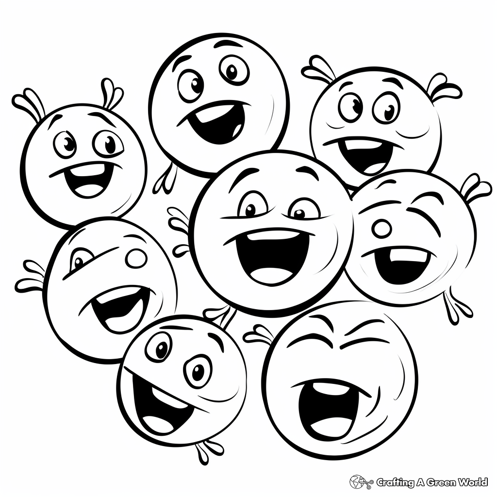 Smiley Face Coloring Pages Free U0026 Printable 