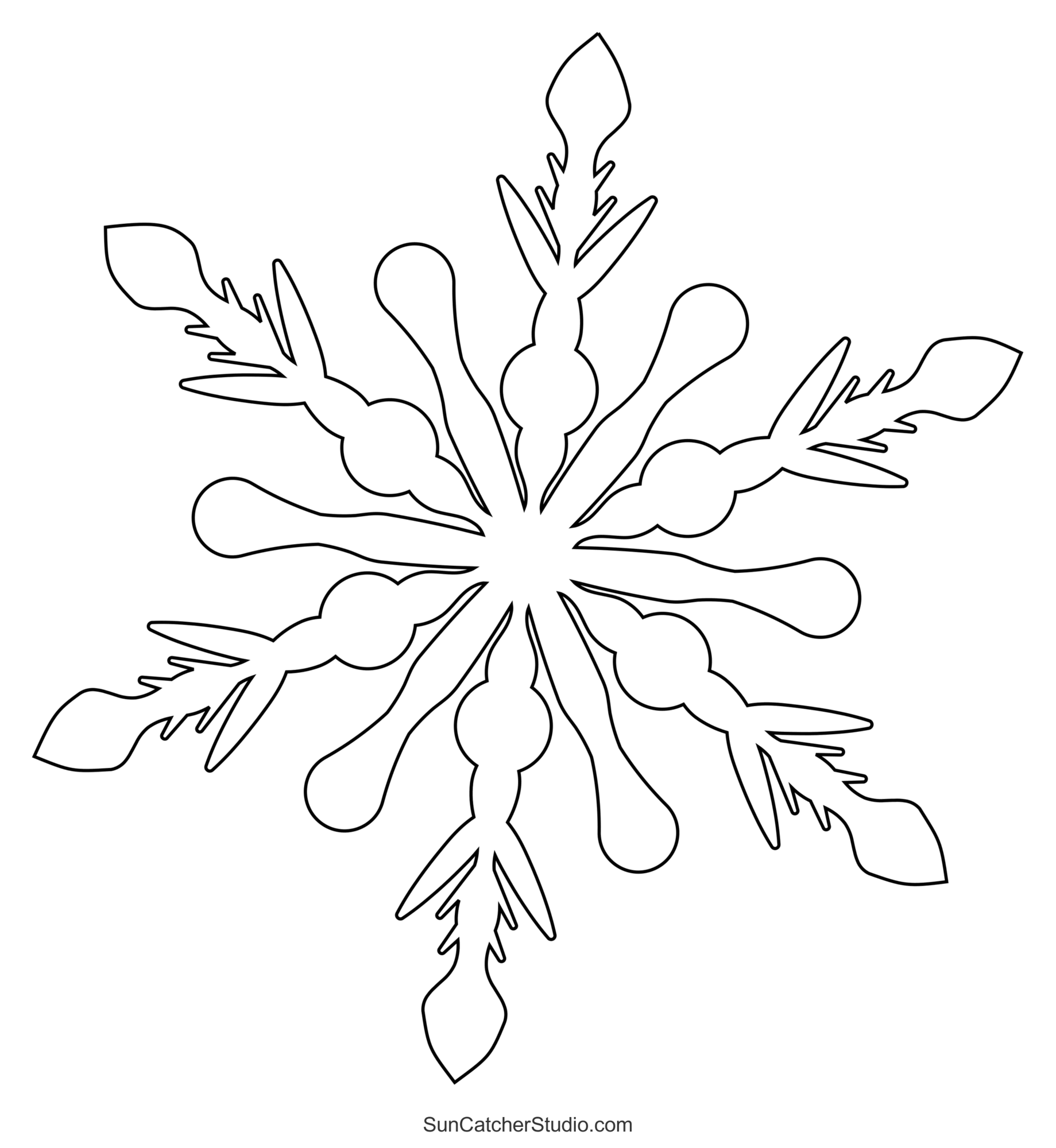Snowflake Templates Printable Stencils And Patterns Free 