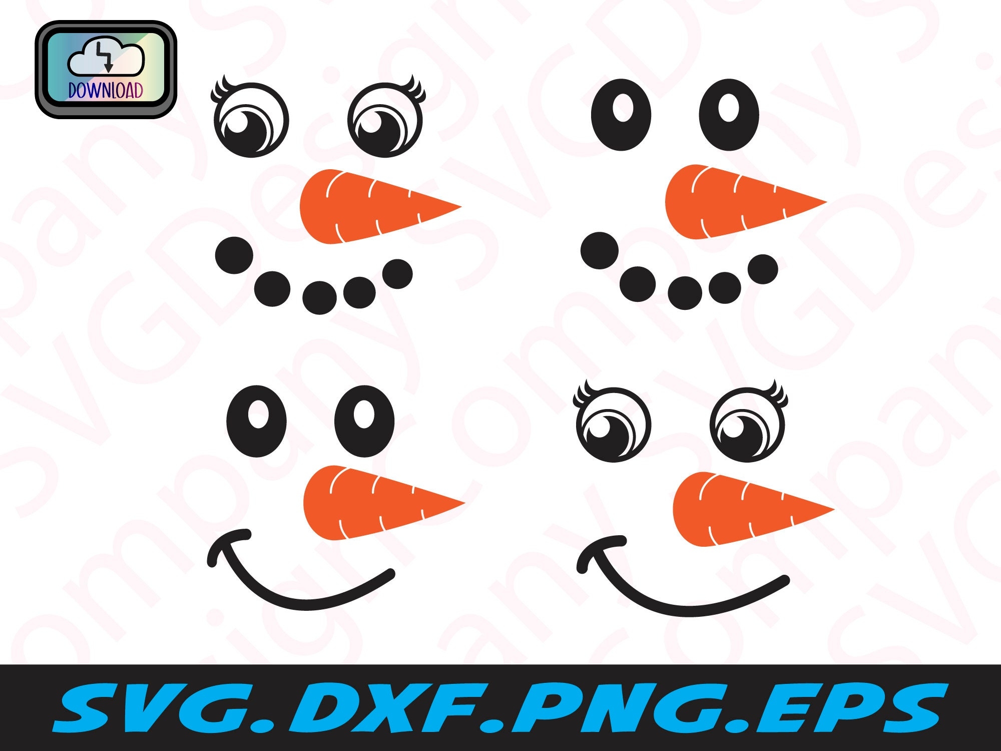 Snowman Face Svg Bundle Snowman Face Svg For Round Ornament Snowman Svg For Round Ornaments Snowman Face Stencil Svg Etsy
