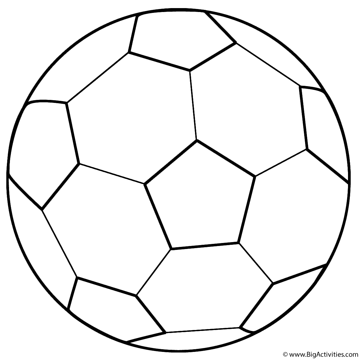 Soccer Ball Coloring Page World Cup 