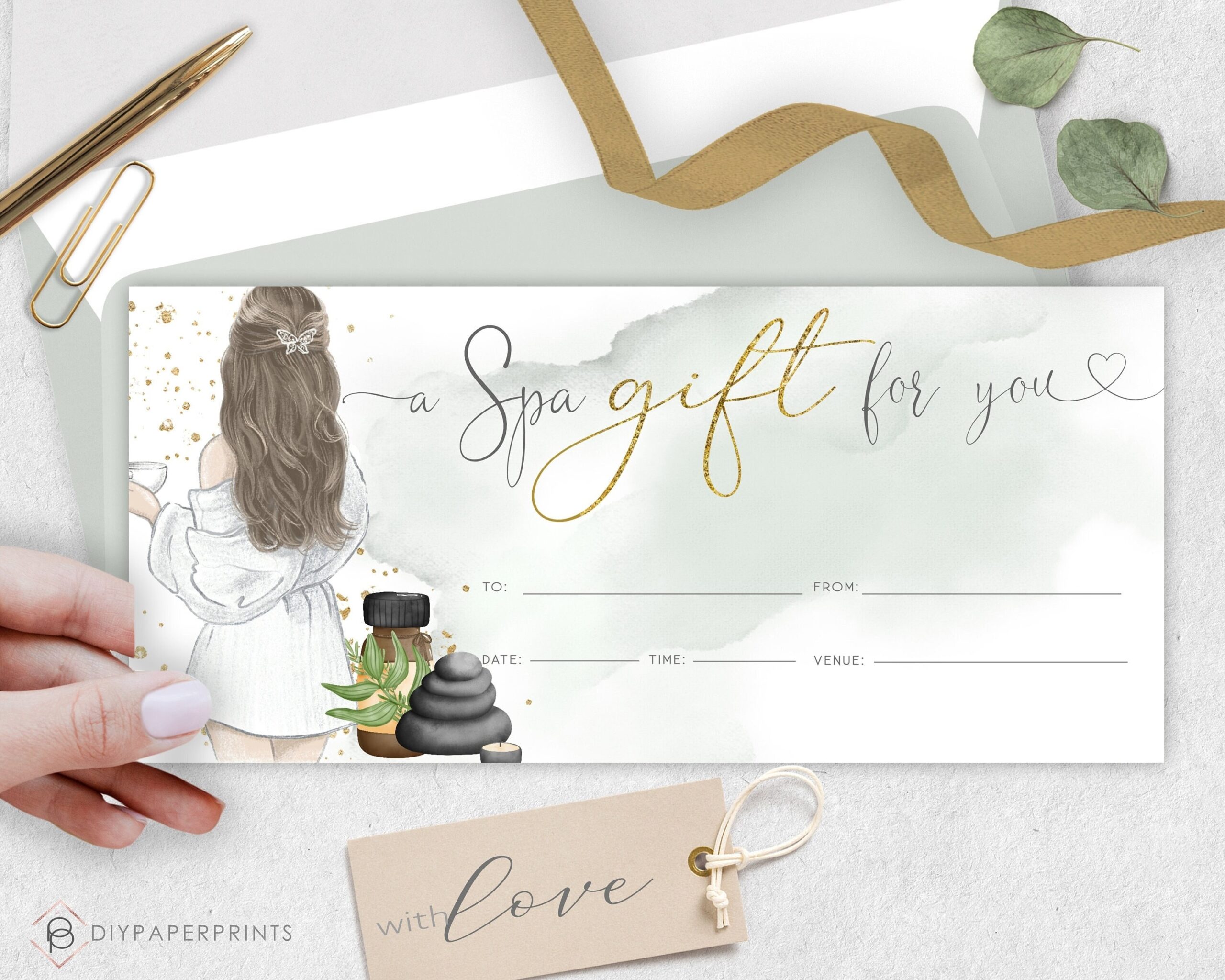 Free Spa Gift Certificate Template Printable