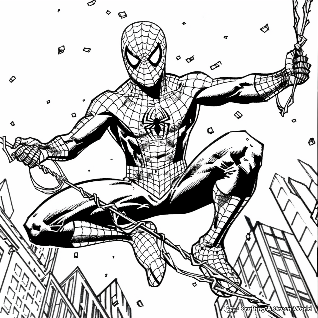 Spiderman And Venom Coloring Pages Free U0026 Printable 