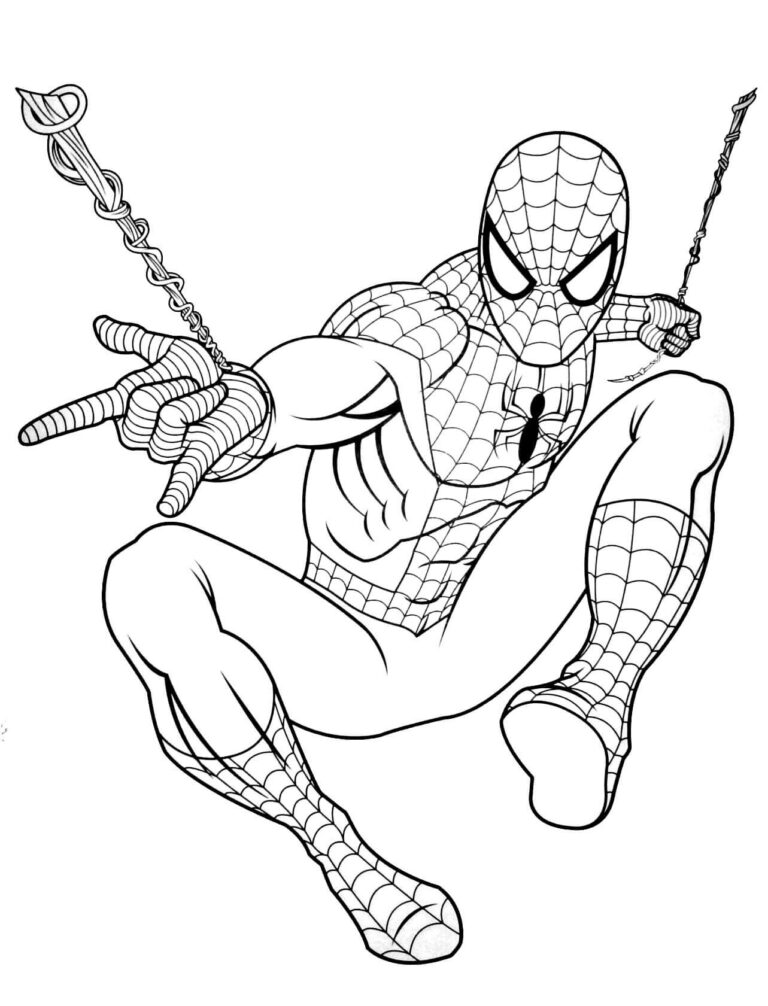 Spiderman Coloring Page Download Print Or Color Online For Free