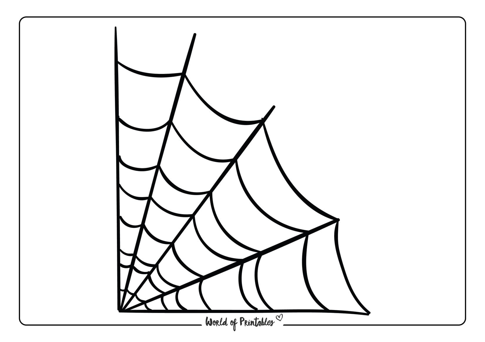 Spiderweb Printables World Of Printables