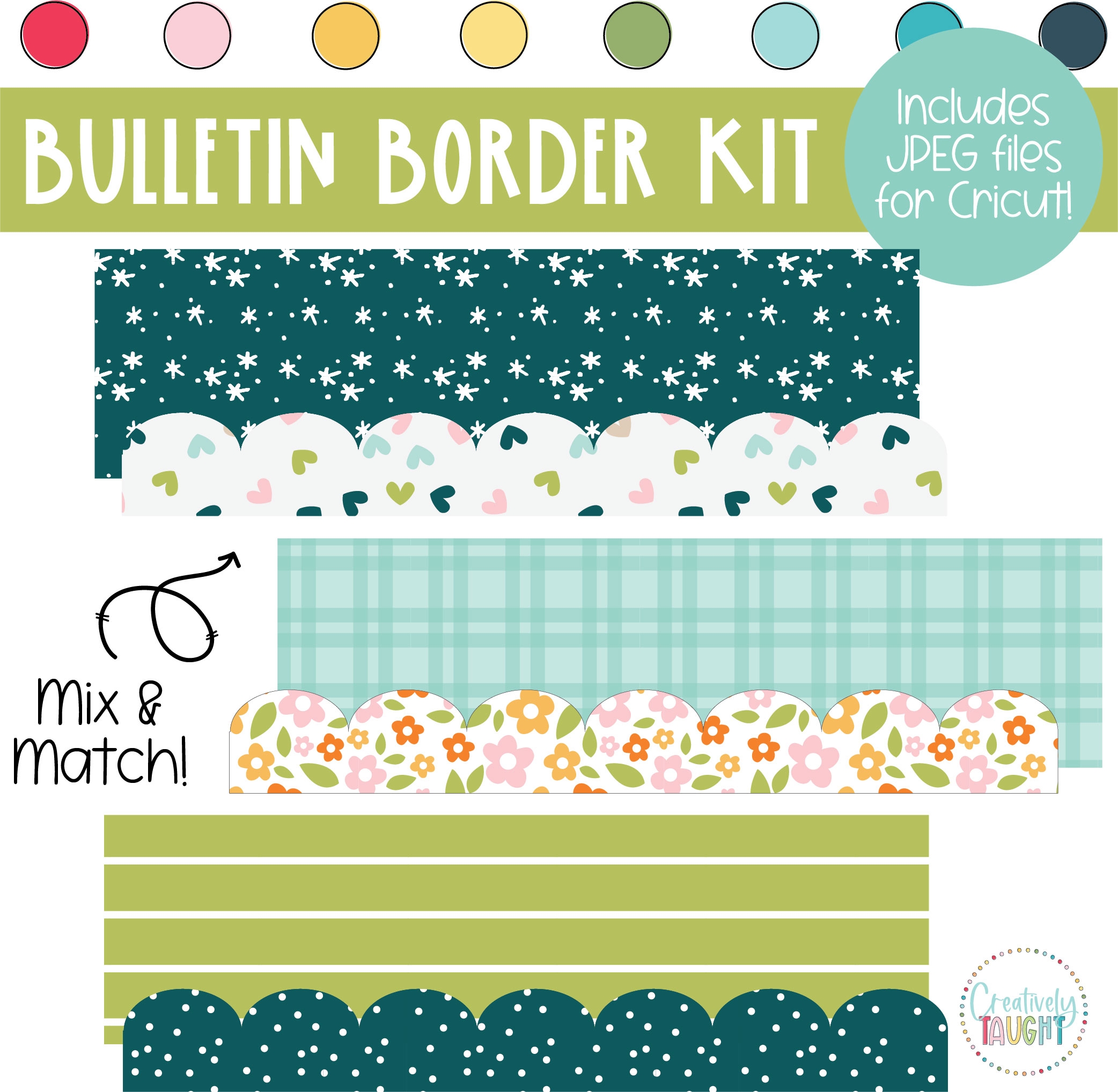 Spring Bulletin Board Borders Creatively Taught