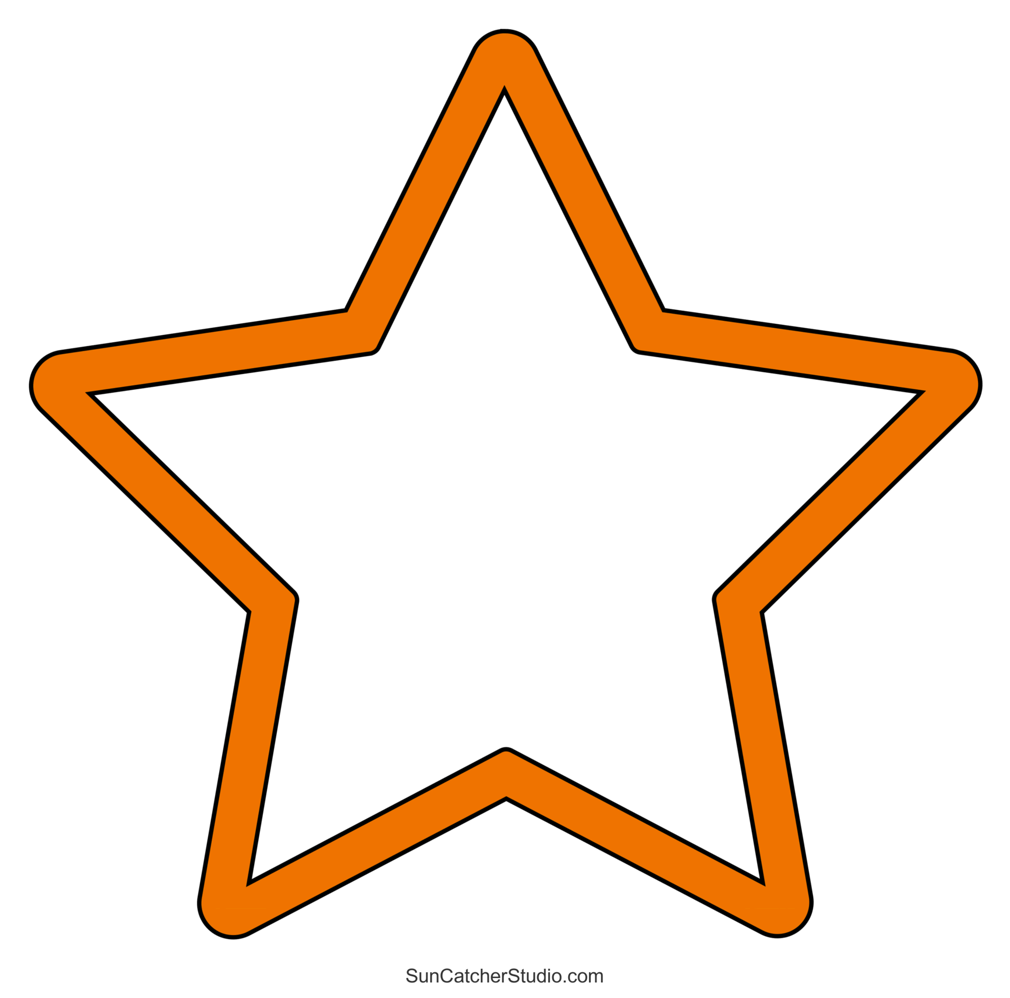 Free Printable 3d Star Template Printable