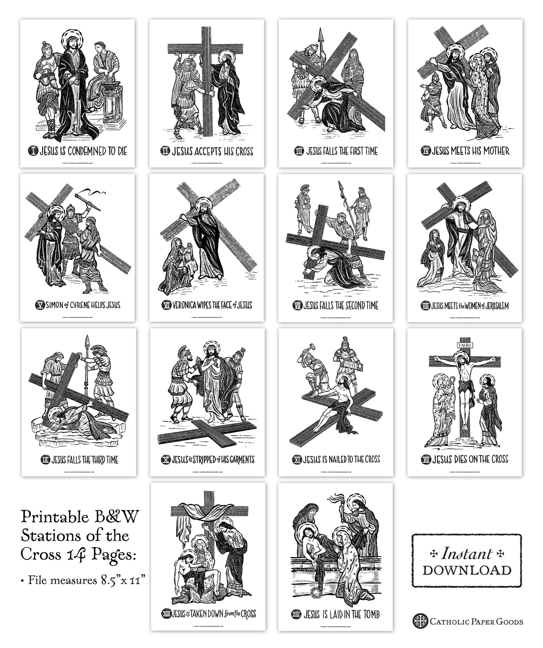 Free Printable Stations Of The Cross