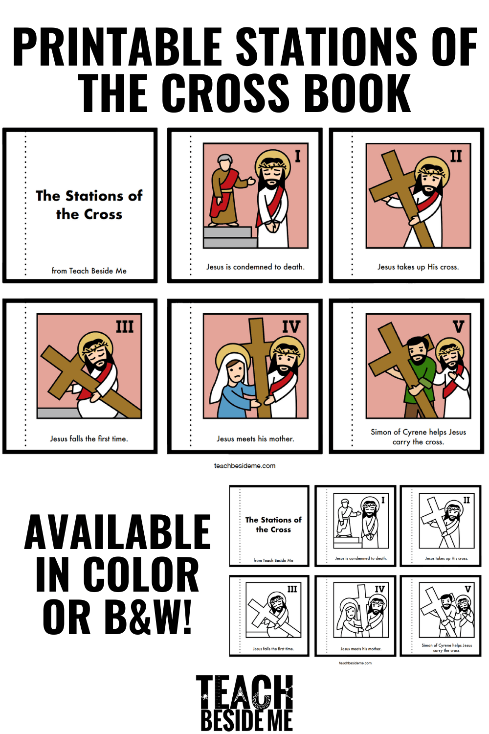 Stations Of The Cross For Kids Teach Beside Me