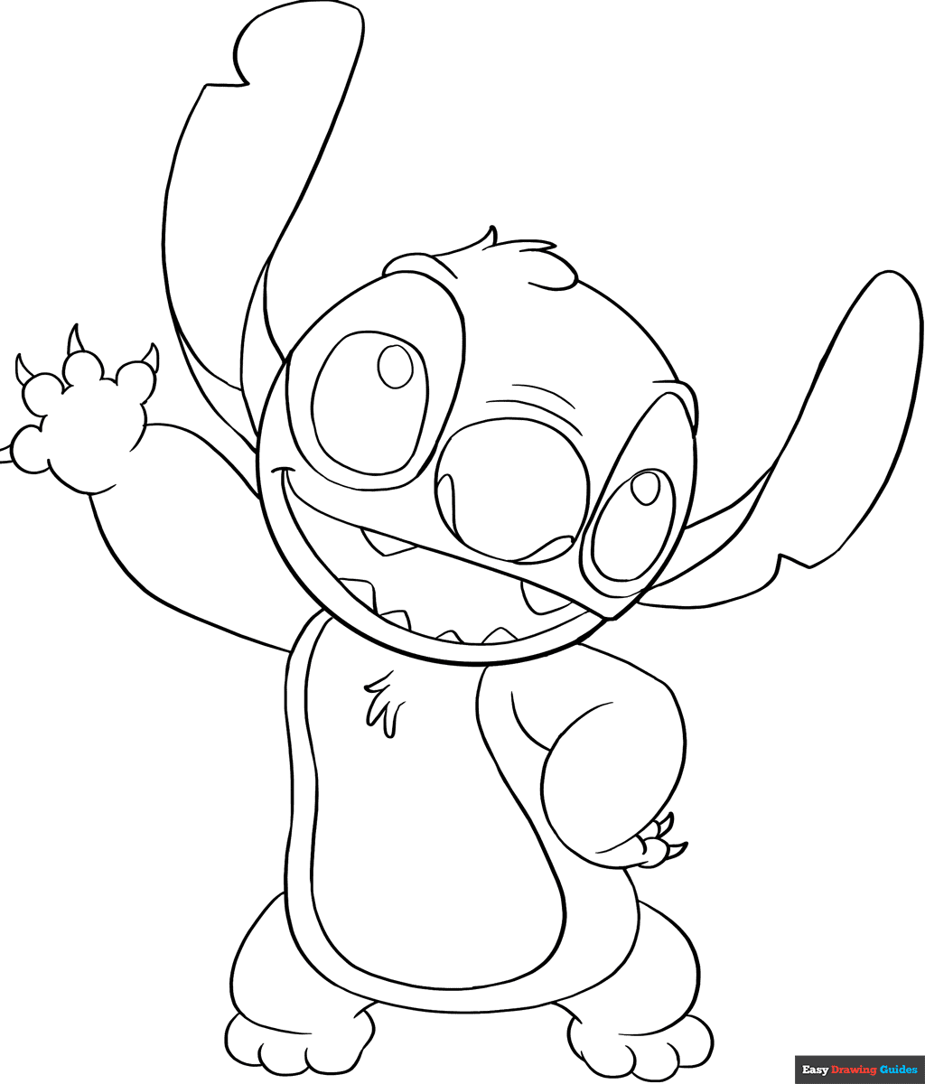 Free Stitch Coloring Pages Printable