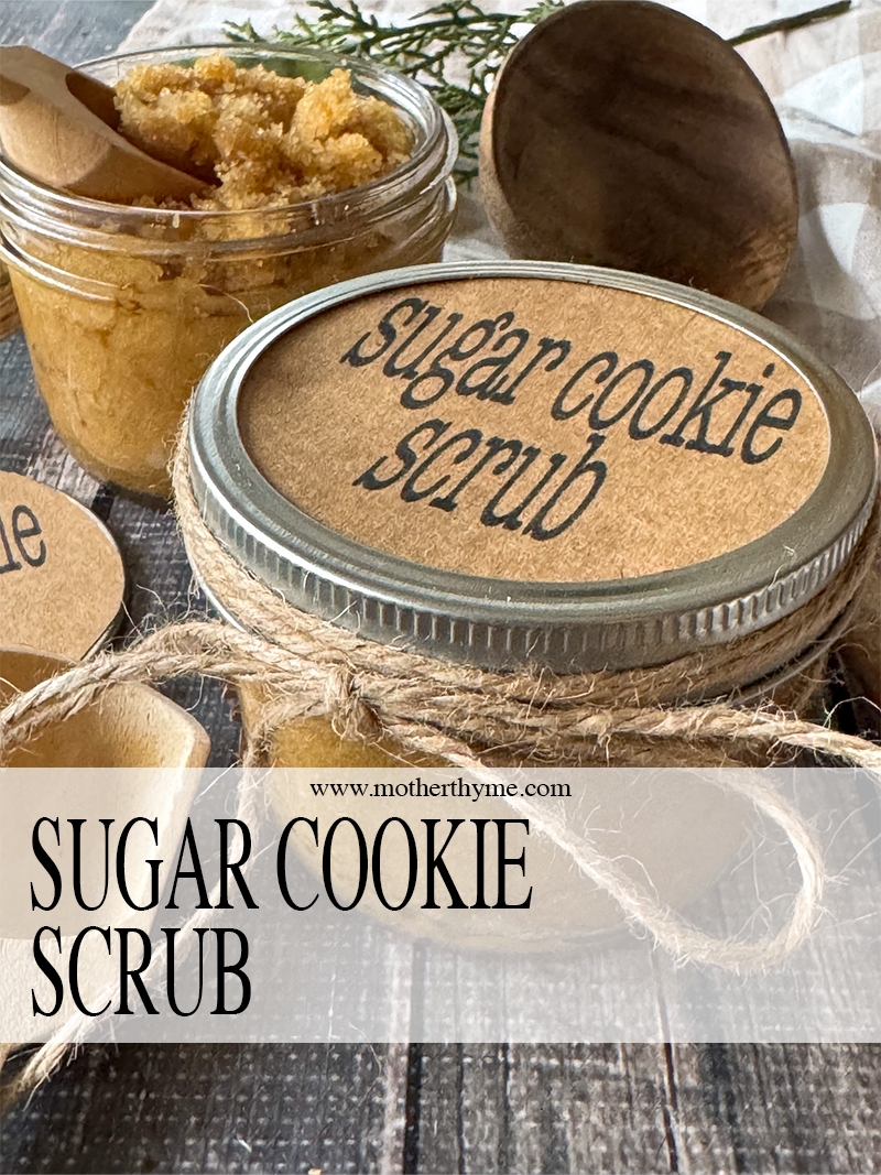 Sugar Cookie Scrub Free Printable Tags Mother Thyme